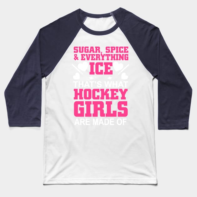 Sugar, Spice & Everything Ice Baseball T-Shirt by PattisonAvePhanatics